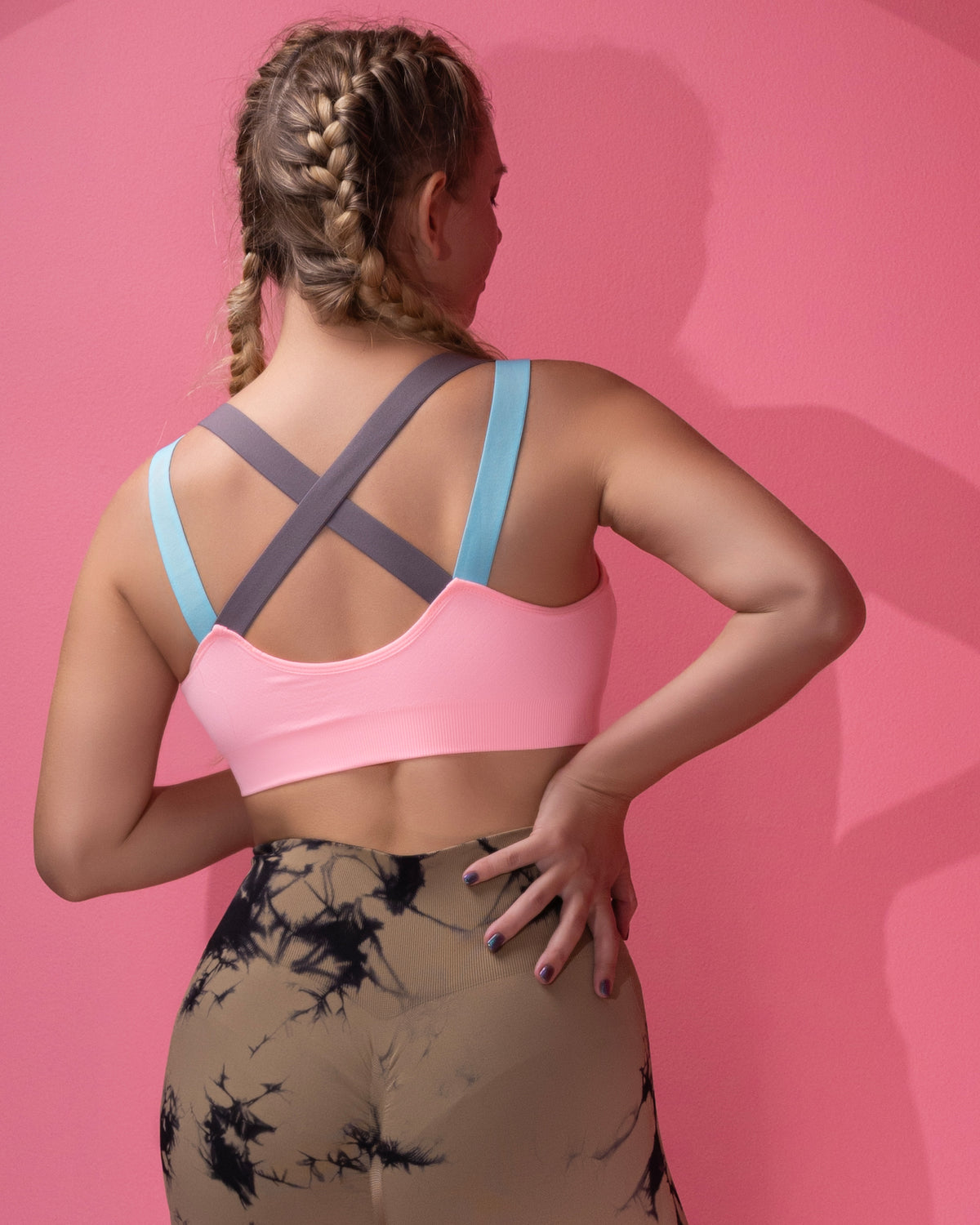 Back Crossed Sports bra