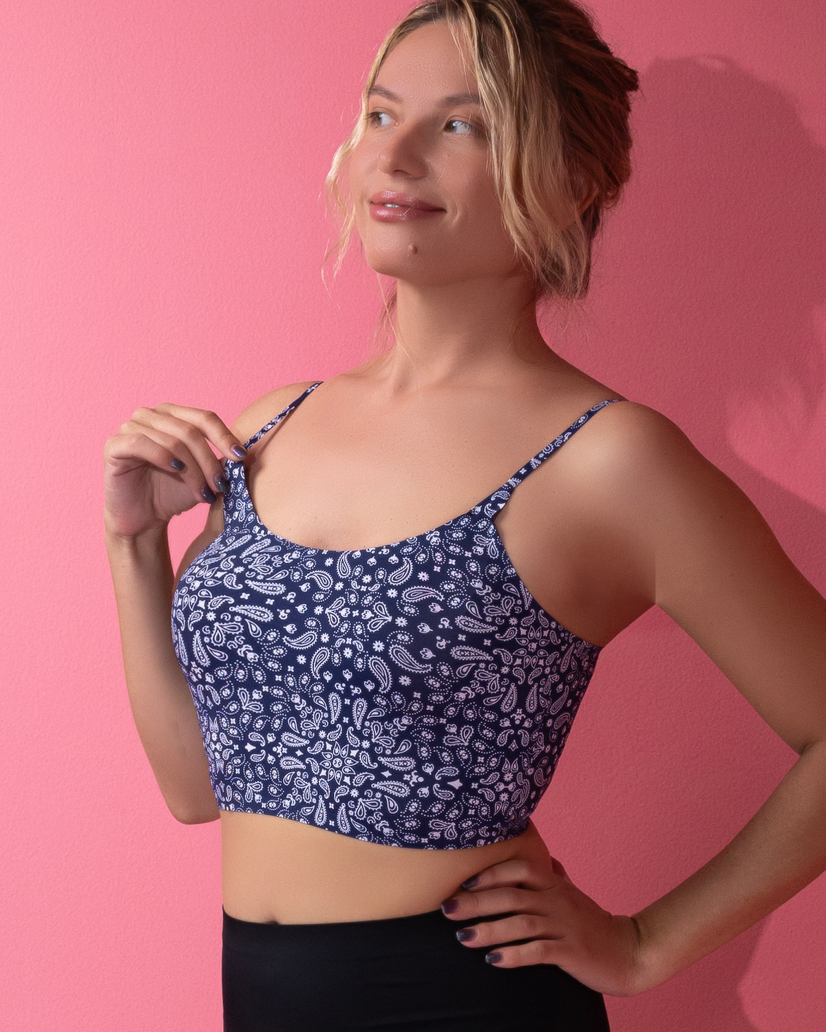 Seamless Bonded Crop Top